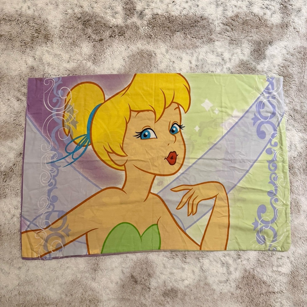 Vintage Disney Fairies Tinkerbell Pillow Case